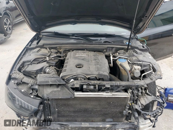 2013 Audi A4 Premium Plus with VIN WAUFFAFL8DN027310, listed as a Copart auction lot 57168905 with 122,176 mi miles and Salvage title. Bid and sale history available at DreamBid. Image 11.