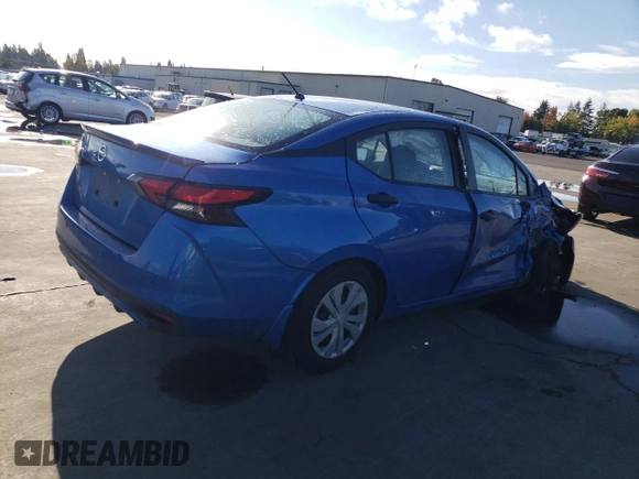 2020 Nissan Versa S with VIN 3N1CN8DV4LL822054, listed as a Copart auction lot 76609904 with 39,799 mi miles and Salvage Title. Bid and sale history available at carsss.com. Image 3.