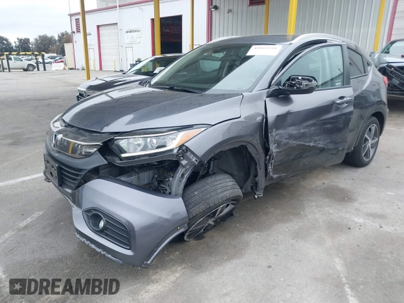2021 Honda HR-V EX-L with VIN 3CZRU5H7XMM726567, listed as a IAAI auction lot 41865948 with 43,017 mi miles. Bid and sale history available at carsss.com. Image 17.