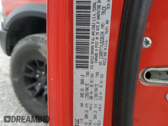 2018 Ram 1500 Rebel with VIN 1C6RR7YTXJS236124, listed as a Copart auction lot 84169794 with 117,097 mi miles and Salvage Title. Bid and sale history available at carsss.com. Image 12.