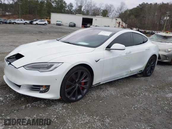 2020 Tesla Model S Long Range with VIN 5YJSA1E27LF370700, listed as a IAAI auction lot 41703463 with 26,024 mi miles and . Bid and sale history available at carsss.com. Image 18.