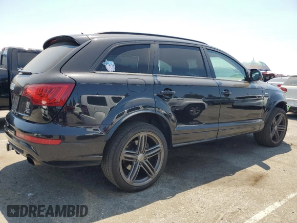 2015 Audi Q7 S line Prestige with VIN WA1DGAFEXFD014442, listed as a Copart auction lot 63507575 with 109,969 mi miles and Salvage title. Bid and sale history available at DreamBid. Image 3.