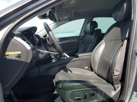 2017 Genesis G80 3.8L with VIN KMHGN4JE9HU167622, listed as a Copart auction lot 77700464 with 43,166 mi miles and Salvage Title. Bid and sale history available at DreamBid. Image 7.