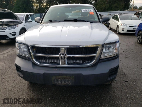 2008 Dodge Dakota ST with VIN 1D7HE22K08S556183, listed as a Copart auction lot 86970654 with 120,436 mi miles and Clean Title. Bid and sale history available at carsss.com. Image 5.