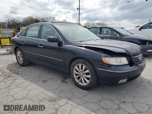 2006 Hyundai Azera SE with VIN KMHFC46F06A131819, listed as a Copart auction lot 51696375 with 126,788 mi miles and Clean Title. Bid and sale history available at DreamBid. Image 4.