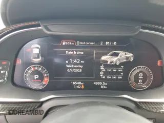 2020 Audi R8 z VIN WUAKBAFX9L7900195, wystawiony jako Copart lot #59888215 z przebiegiem 16 548 mil mil oraz Czysty tytuł • Clean title. Historia ofert i sprzedaży dostępna na DreamBid. Obrazek 9.