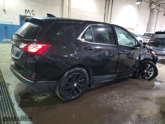 2020 Chevrolet Equinox LT with VIN 2GNAXJEV8L6132968, listed as a Copart auction lot 82794944 with 46,730 mi miles and Non Repairable. Bid and sale history available at carsss.com. Image 3.