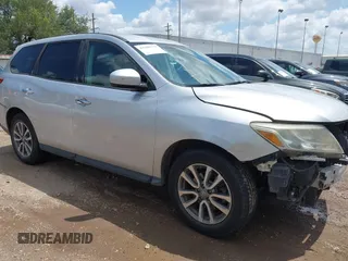 2014 Nissan Pathfinder Platinum with VIN 5N1AR2MN9EC603400, listed as a IAAI auction lot 42288538 with 115,412 mi miles and . Bid and sale history available at DreamBid. Image 1.