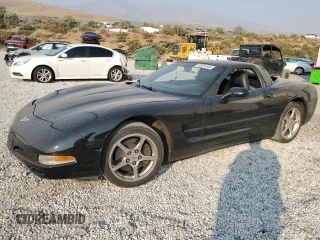2003 Chevrolet Corvette with VIN 1G1YY22G935124690, listed as a Copart auction lot 65491044 with 0 mi miles and Salvage Title. Bid and sale history available at carsss.com. Image 1.
