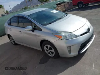 2013 Toyota Prius One with VIN JTDKN3DU9D1693692, listed as a IAAI auction lot 42034098 with 274,459 mi miles. Bid and sale history available at carsss.com. Image 1.