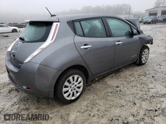 2017 Nissan LEAF SL with VIN 1N4BZ0CP5HC305596, listed as a Copart auction lot 70248472 with 0 mi miles. Bid and sale history available at carsss.com. Image 3.