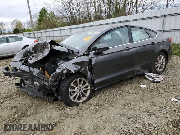 2020 Ford Fusion SE with VIN 3FA6P0HD5LR158888, listed as a Copart auction lot 53682415 with 66,123 mi miles and Salvage title. Bid and sale history available at DreamBid. Image 1.