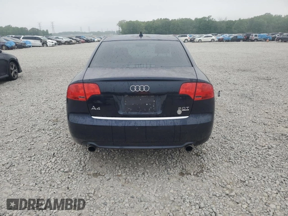 2008 Audi A4 2.0T с VIN WAUDF78E48A161849, выставлен на аукционе Copart как лот 54259165 с пробегом 87 452 миль миль и Чистый • Clean title. История ставок и продаж доступна на DreamBid. Изображение 6.