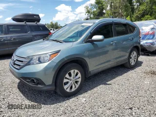 2012 Honda CR-V EX-L with VIN 5J6RM4H75CL013537, listed as a Copart auction lot 62665255 with 153,531 mi miles and Salvage title. Bid and sale history available at DreamBid. Image 1.