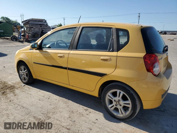 2010 Chevrolet Aveo 2LT with VIN KL1TG6DEXAB133847, listed as a Copart auction lot 56783285 with 120,120 mi miles and Salvage title. Bid and sale history available at DreamBid. Image 2.