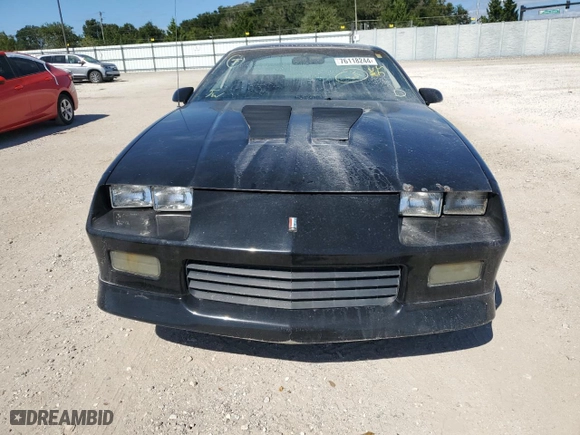 1986 Chevrolet Camaro Z28 Sport with VIN 1G1FP87H9GL103645, listed as a Copart auction lot 76118244 with 101,528 mi miles and Non Repairable. Bid and sale history available at carsss.com. Image 5.