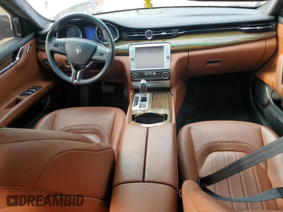 2015 Maserati Quattroporte S Q4 z VIN ZAM56RRA5F1144548, wystawiony jako Copart lot #59844425 z przebiegiem 70 370 mil mil oraz Czysty tytuł • Clean title. Historia ofert i sprzedaży dostępna na DreamBid. Obrazek 8.