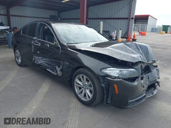 2014 BMW 5 Series 528i with VIN WBA5A5C52ED503033, listed as a IAAI auction lot 41562997 with 127,564 mi miles. Bid and sale history available at carsss.com. Image 1.