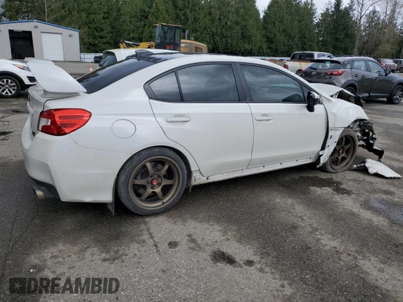 2015 Subaru WRX STI Limited with VIN JF1VA2S68F9803052, listed as a Copart auction lot 51482015 with Not provided miles and Salvage title. Bid and sale history available at DreamBid. Image 3.