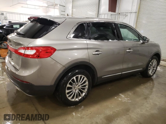 2017 Lincoln MKX Select with VIN 2LMPJ8KR8HBL20506, listed as a Copart auction lot 88222475 with 159,315 mi miles and Salvage Title. Bid and sale history available at carsss.com. Image 3.