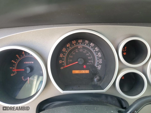 2012 Toyota Tundra 2WD Truck with VIN 5TFRY5F15CX120238, listed as a Copart auction lot 46908895 with 185,707 mi miles and Salvage Title. Bid and sale history available at carsss.com. Image 9.