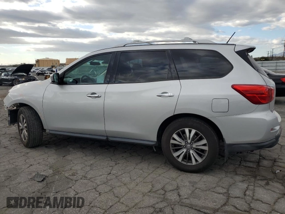 2017 Nissan Pathfinder S with VIN 5N1DR2MN4HC912516, listed as a Copart auction lot 47808895 with 63,367 mi miles and Salvage title. Bid and sale history available at DreamBid. Image 2.