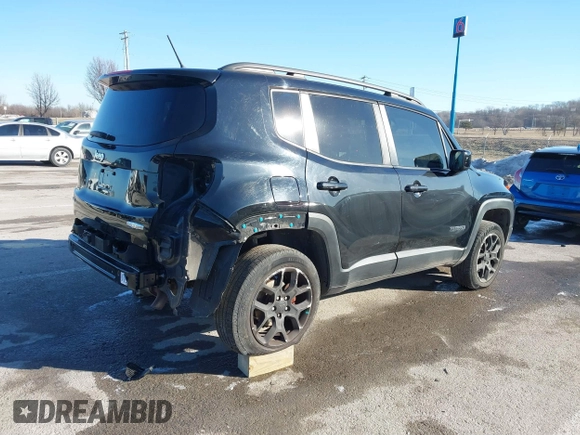 2016 Jeep Renegade Latitude with VIN ZACCJBBT5GPD91230, listed as a IAAI auction lot 41432869 with 101,437 mi miles and . Bid and sale history available at DreamBid. Image 4.