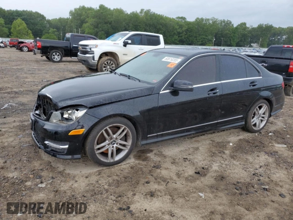 2013 Mercedes-Benz C 300 Sport with VIN WDDGF8AB1DA730680, listed as a Copart auction lot 60619285 with 223,869 mi miles and Salvage title. Bid and sale history available at DreamBid. Image 1.