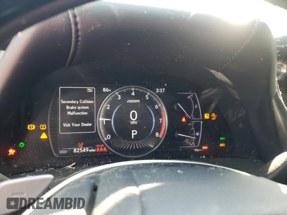 2019 Lexus ES 350 with VIN 58ABZ1B17KU013323, listed as a Copart auction lot 50030205 with 82,549 mi miles and Salvage Title. Bid and sale history available at DreamBid. Image 9.
