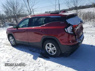2018 GMC Terrain SLE with VIN 3GKALMEV3JL354854, listed as a Copart auction lot 45855925 with 57,327 mi miles and Clean Title. Bid and sale history available at carsss.com. Image 2.