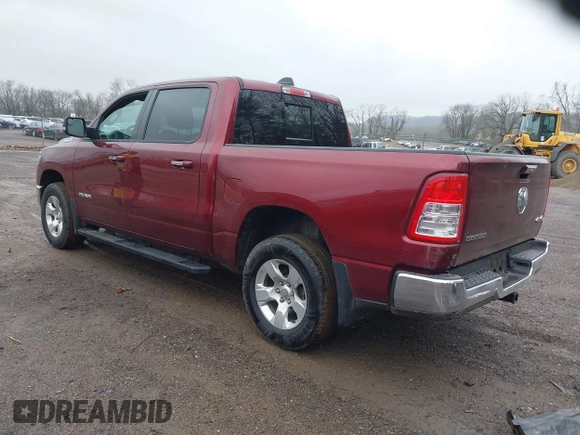 2020 Ram 1500 Big Horn z VIN 1C6RRFFG9LN287714, wystawiony jako IAAI lot #42016949 z przebiegiem 78 213 mil mil oraz . Historia ofert i sprzedaży dostępna na DreamBid. Obrazek 3.