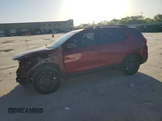 2022 Chevrolet Equinox RS with VIN 3GNAXMEV8NS154152, listed as a Copart auction lot 52093335 with 47,992 mi miles and Salvage Title. Bid and sale history available at DreamBid. Image 1.