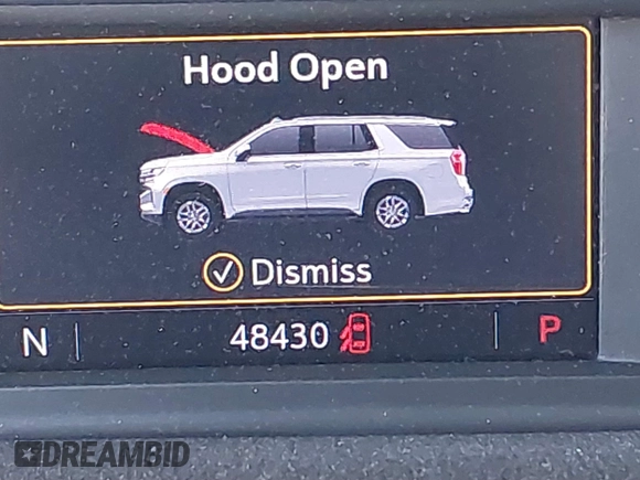 2021 Chevrolet Tahoe LT with VIN 1GNSCNKD7MR386938, listed as a IAAI auction lot 41723844 with 48,430 mi miles and . Bid and sale history available at DreamBid. Image 15.