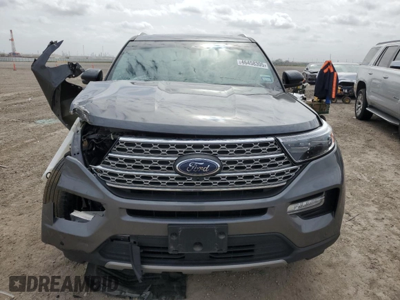 2023 Ford Explorer Limited with VIN 1FMSK7FH1PGA15693, listed as a Copart auction lot 46458305 with 35,295 mi miles and Salvage Title. Bid and sale history available at carsss.com. Image 5.