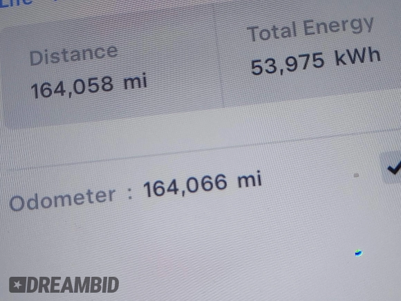2018 Tesla Model S 75D with VIN 5YJSA1E2XJF274766, listed as a IAAI auction lot 41704600 with 164,066 mi miles and . Bid and sale history available at DreamBid. Image 15.