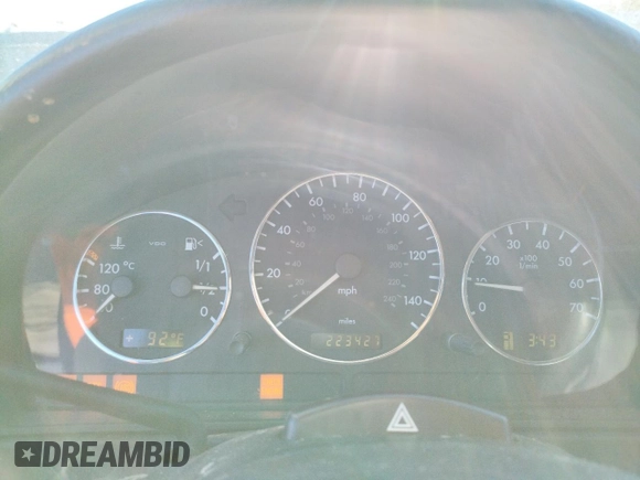 2003 Mercedes-Benz M-Class 3.7L with VIN 4JGAB57EX3A445949, listed as a Copart auction lot 74633744 with 223,427 mi miles and Salvage Title. Bid and sale history available at carsss.com. Image 9.