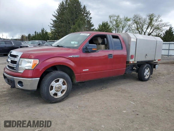 2014 Ford F-150 XL with VIN 1FTFX1ETXEKG17352, listed as a Copart auction lot 53354055 with 233,431 mi miles and Clean Title. Bid and sale history available at DreamBid. Image 1.