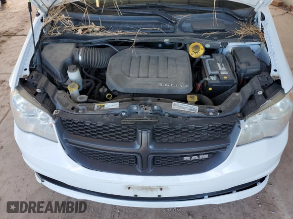 2014 Ram Cargo Van Tradesman with VIN 2C4JRGAG8ER458865, listed as a Copart auction lot 88217565 with 183,464 mi miles and Salvage Title. Bid and sale history available at carsss.com. Image 12.