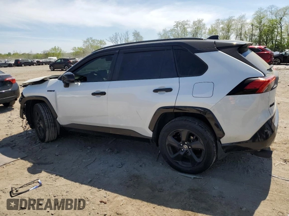 2019 Toyota RAV4 Hybrid XSE z VIN JTMEWRFV0KJ025912, wystawiony jako Copart lot #54350235 z przebiegiem 37 677 mil mil oraz Szkoda całkowita • Salvage title. Historia ofert i sprzedaży dostępna na DreamBid. Obrazek 2.