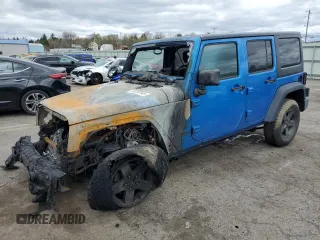 2016 Jeep Wrangler Unlimited Sport with VIN 1C4BJWDG8GL195953, listed as a Copart auction lot 53253345 with Not Provided miles and Salvage Title. Bid and sale history available at DreamBid. Image 1.