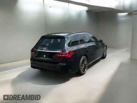 2020 Mercedes-Benz C with VIN W1KWH6EB3LG016XXX, listed as a Copart auction lot 53595625 with 25,797 mi miles and Clean Title. Bid and sale history available at DreamBid. Image 4.