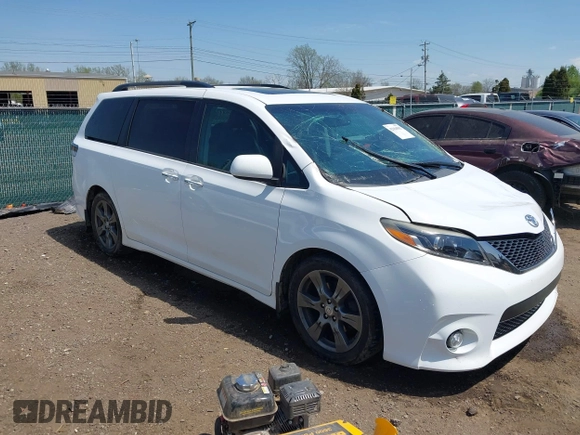 2017 Toyota Sienna SE with VIN 5TDXZ3DCXHS883219, listed as a IAAI auction lot 42104502 with 97,047 mi miles and . Bid and sale history available at DreamBid. Image 1.