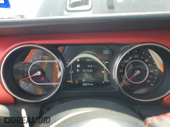 2021 Jeep Gladiator Rubicon с VIN 1C6JJTBG0ML505240, выставлен на аукционе Copart как лот 54946855 с пробегом 28 819 миль миль и Чистый • Clean title. История ставок и продаж доступна на DreamBid. Изображение 9.