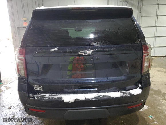 2023 Chevrolet Tahoe Z71 with VIN 1GNSKPKD4PR521294, listed as a Copart auction lot 86339534 with 29,476 mi miles and Salvage Title. Bid and sale history available at carsss.com. Image 6.