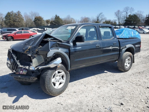 2001 Toyota Tacoma with VIN 5TEHN72N11Z735383, listed as a Copart auction lot 45749625 with 249,408 mi miles and Clean Title. Bid and sale history available at carsss.com. Image 1.