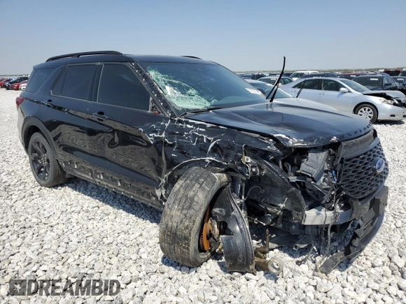 2021 Ford Explorer ST z VIN 1FM5K8GC4MGB49910, wystawiony jako Copart lot #51672025 z przebiegiem 78 321 mil mil oraz Szkoda całkowita • Salvage title. Historia ofert i sprzedaży dostępna na DreamBid. Obrazek 4.