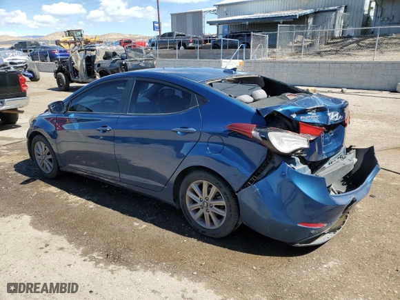 2016 Hyundai Elantra SE with VIN KMHDH4AE9GU601398, listed as a Copart auction lot 49423875 with 60,984 mi miles and Salvage Title. Bid and sale history available at carsss.com. Image 2.