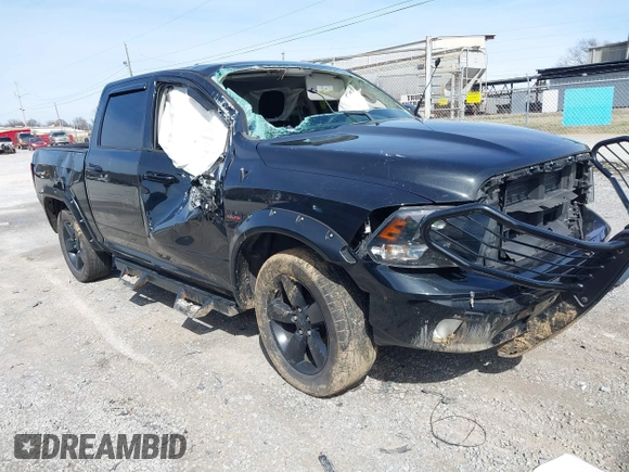 2018 Ram 1500 SLT with VIN 1C6RR7LT7JS294389, listed as a IAAI auction lot 41600149 with 109,504 mi miles. Bid and sale history available at carsss.com. Image 1.