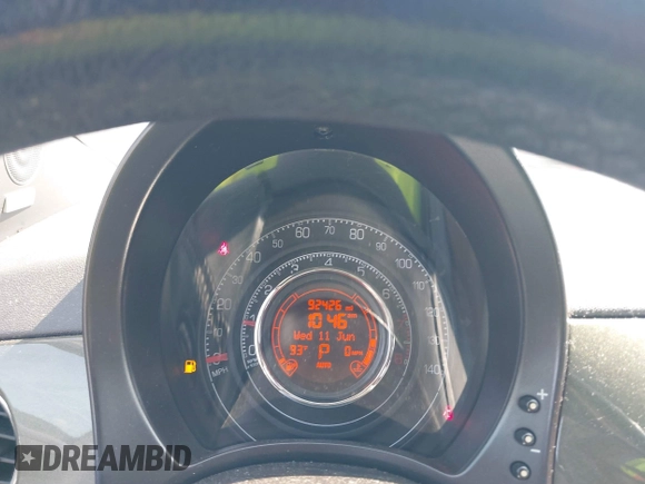 2012 FIAT 500 Sport with VIN 3C3CFFBR6CT371038, listed as a IAAI auction lot 42458732 with 92,426 mi miles and . Bid and sale history available at DreamBid. Image 7.