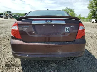 2012 Ford Fusion SEL with VIN 3FAHP0JA4CR192801, listed as a Copart auction lot 57425405 with 226,575 mi miles and Salvage title. Bid and sale history available at DreamBid. Image 6.